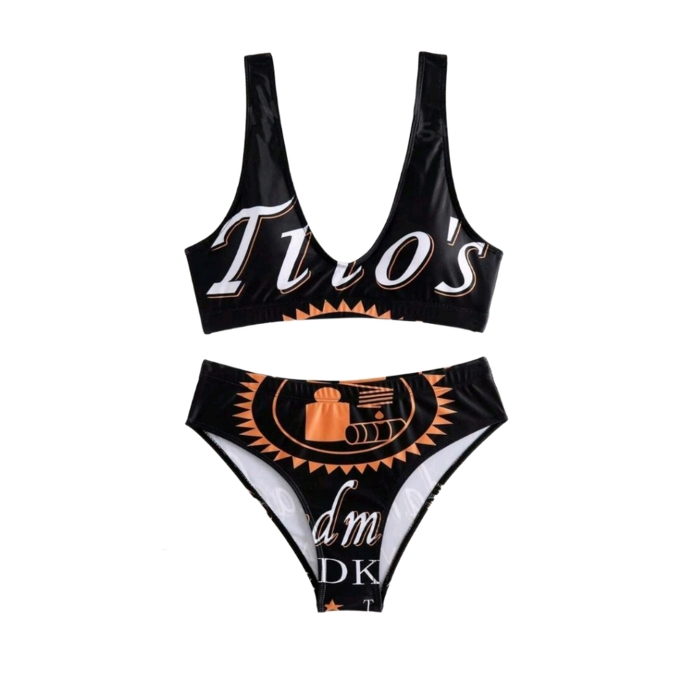 NWT Tito’s Bikini w/matching earrings